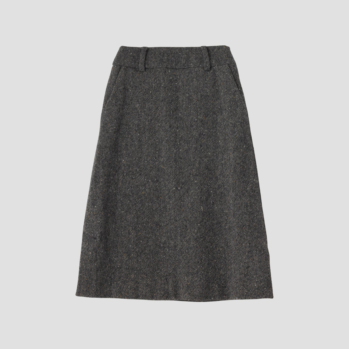 WOOL TWEED SKIRT