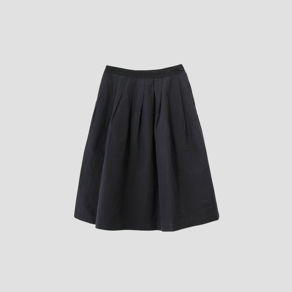 YARN DYE COTTON LINEN SKIRT