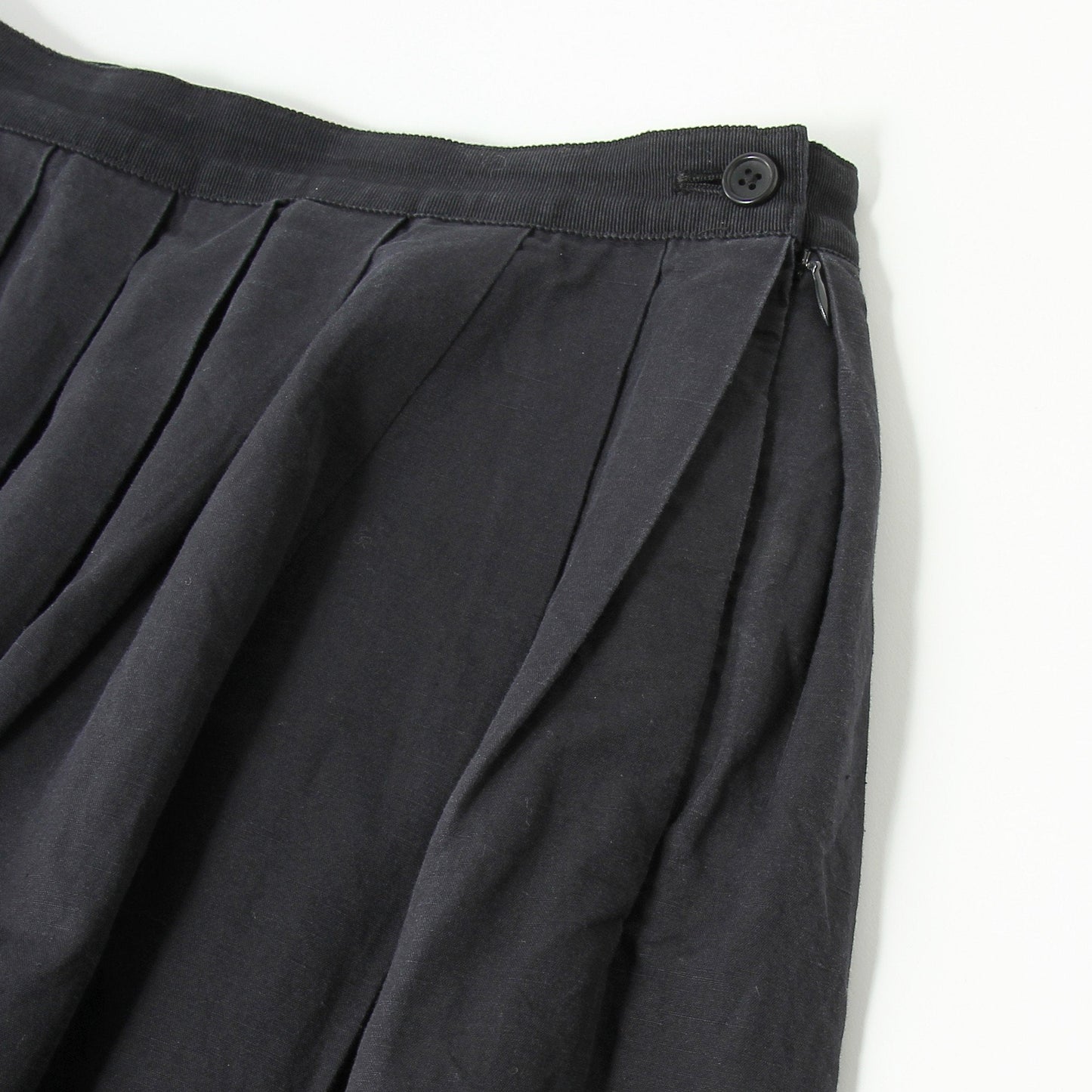 YARN DYE COTTON LINEN SKIRT