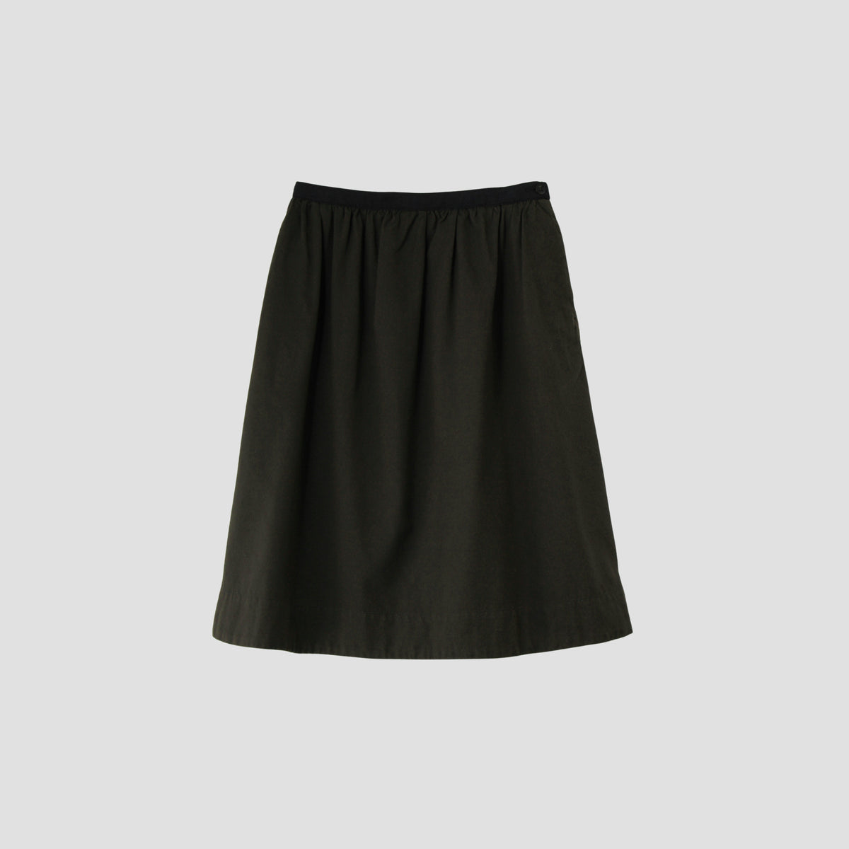 WASHED FLANNEL SKIRT
