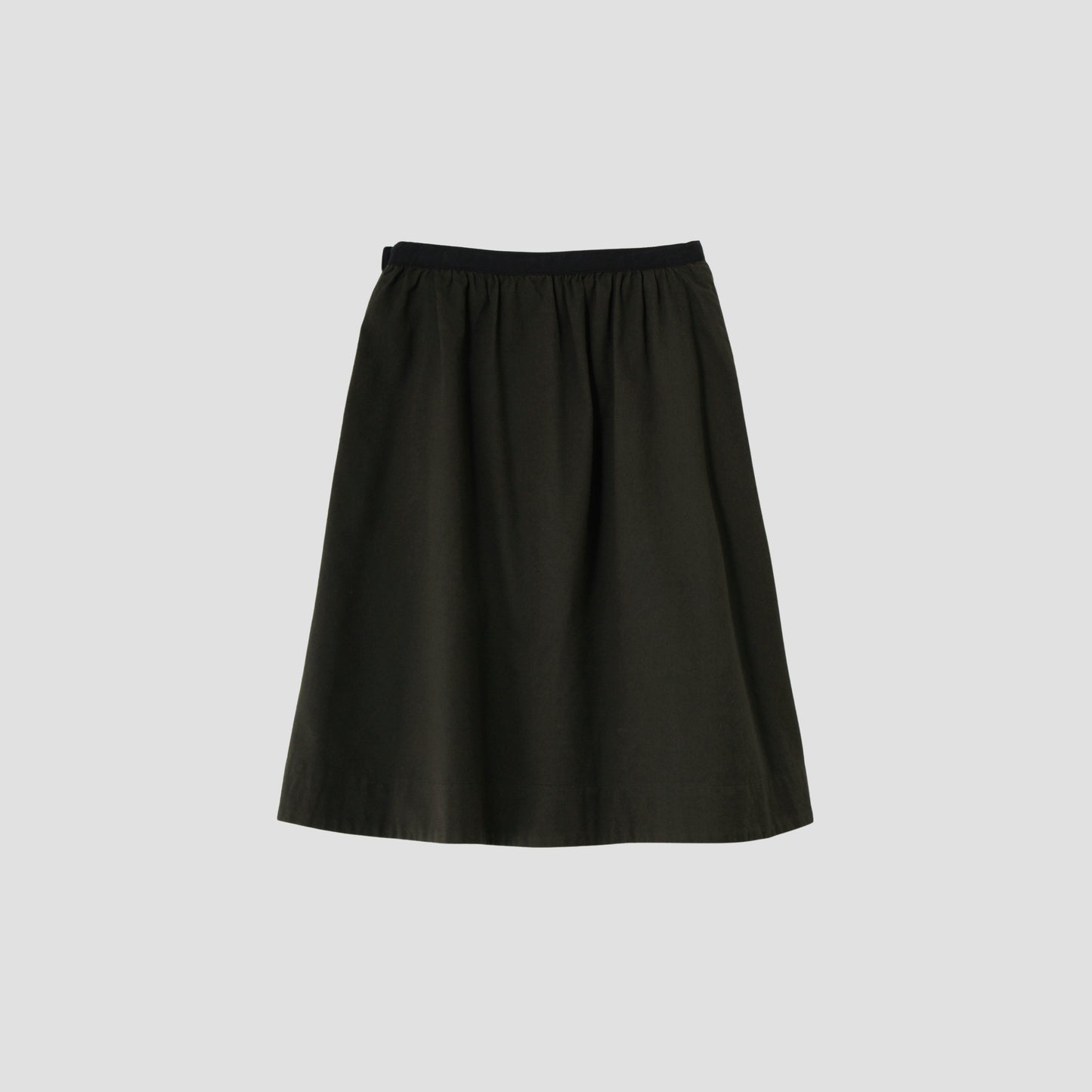 WASHED FLANNEL SKIRT