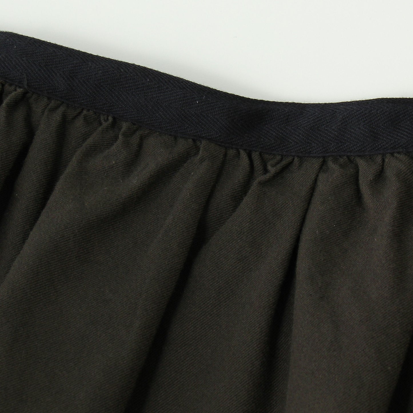 WASHED FLANNEL SKIRT