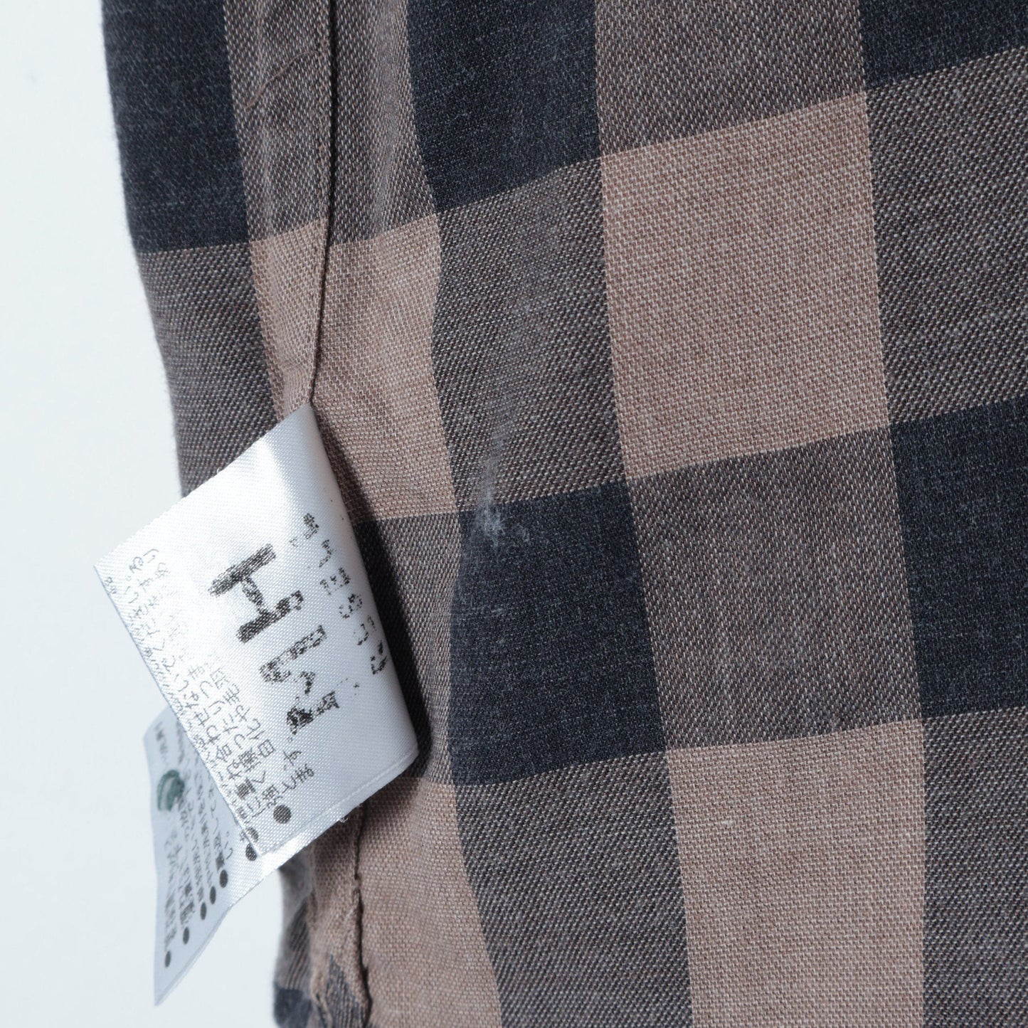 LARGE GINGHAM COTTON SHIRT