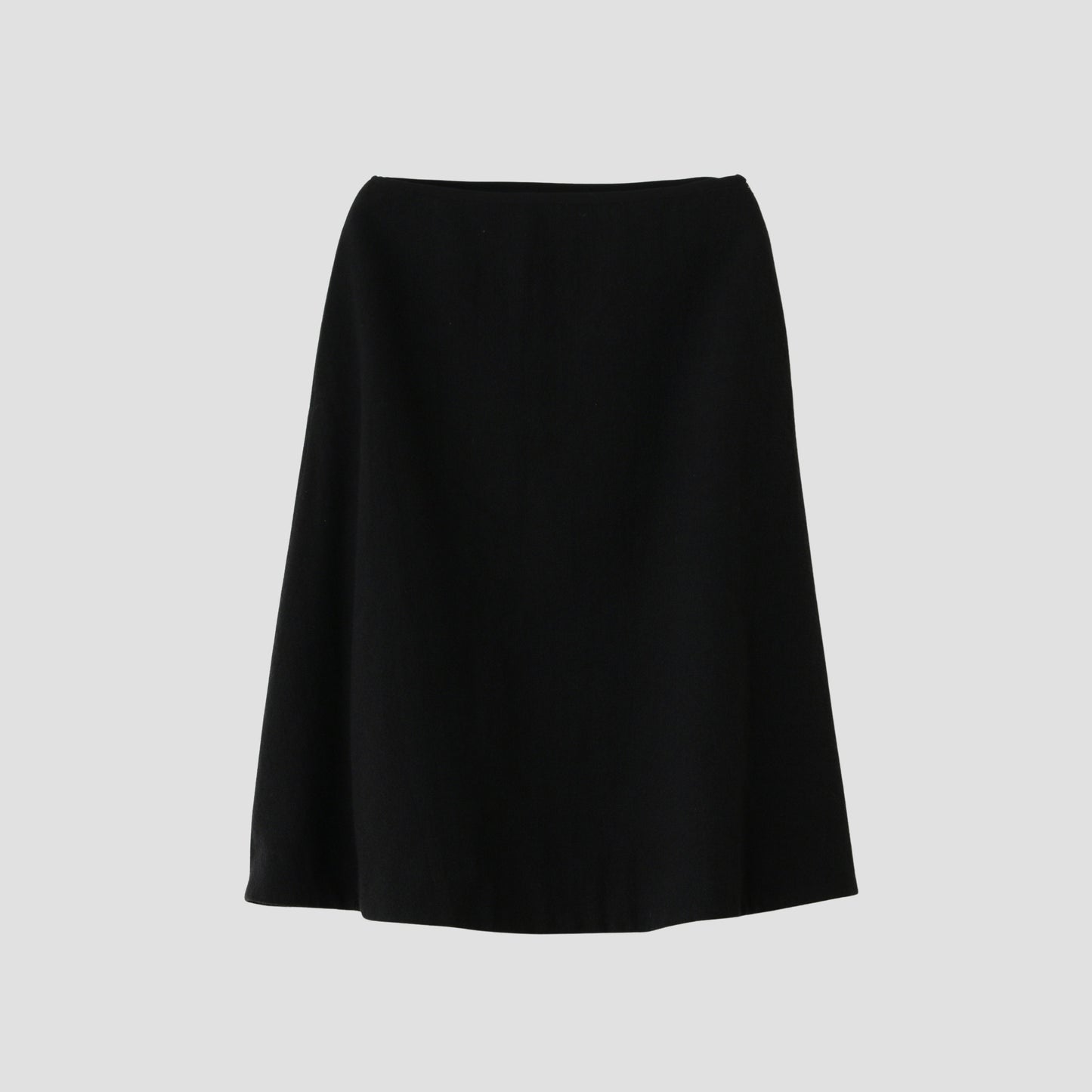TINY HERRINGBONE WOOL SKIRT