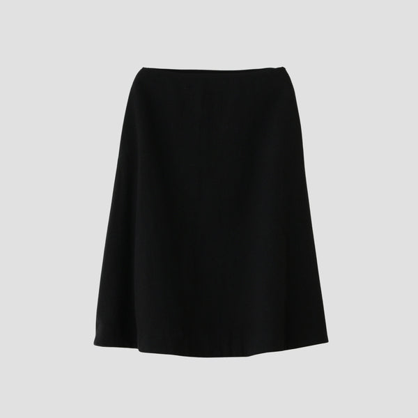 TINY HERRINGBONE WOOL SKIRT