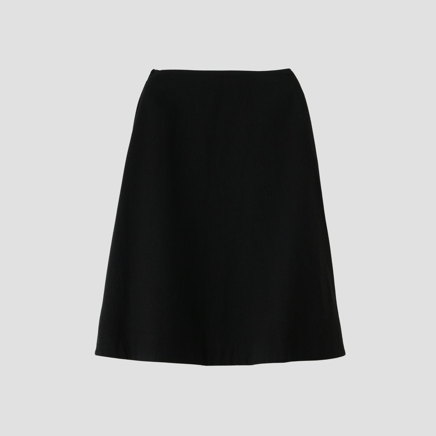 TINY HERRINGBONE WOOL SKIRT