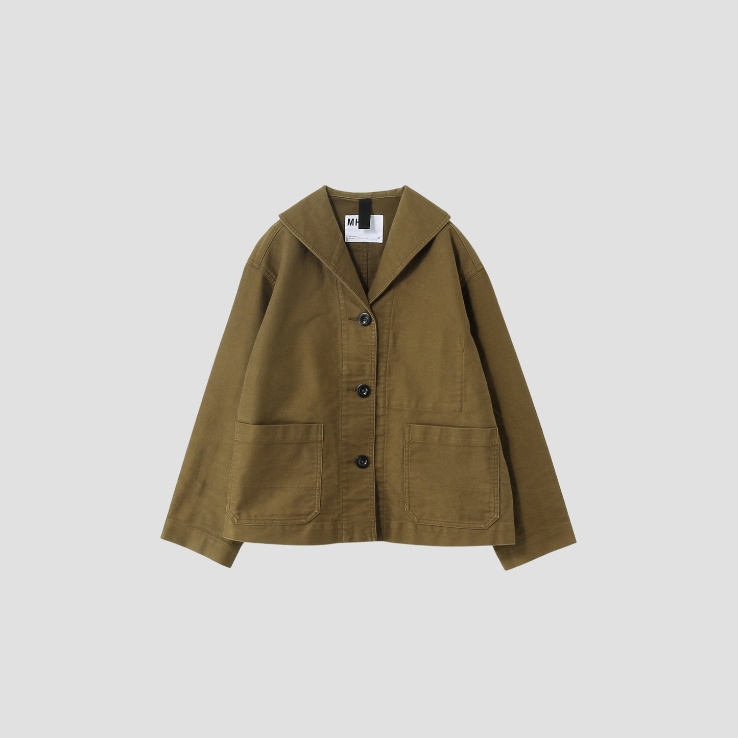 DRY COTTON MOLESKIN BLOUSON