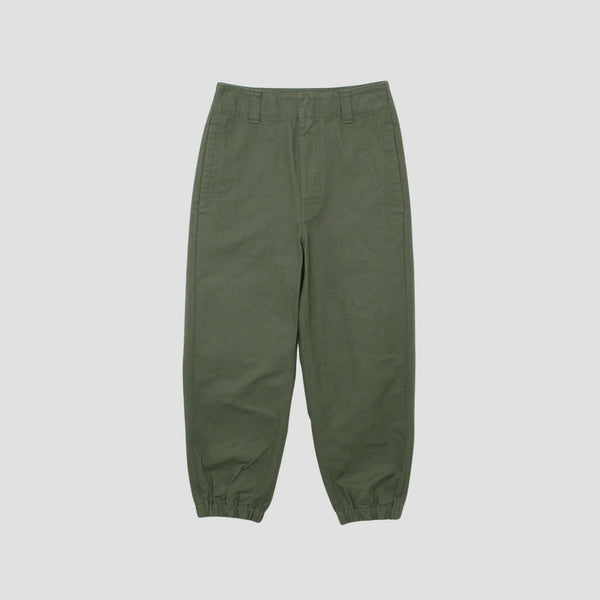 ORGANIC COTTON GABARDINE TROUSERS