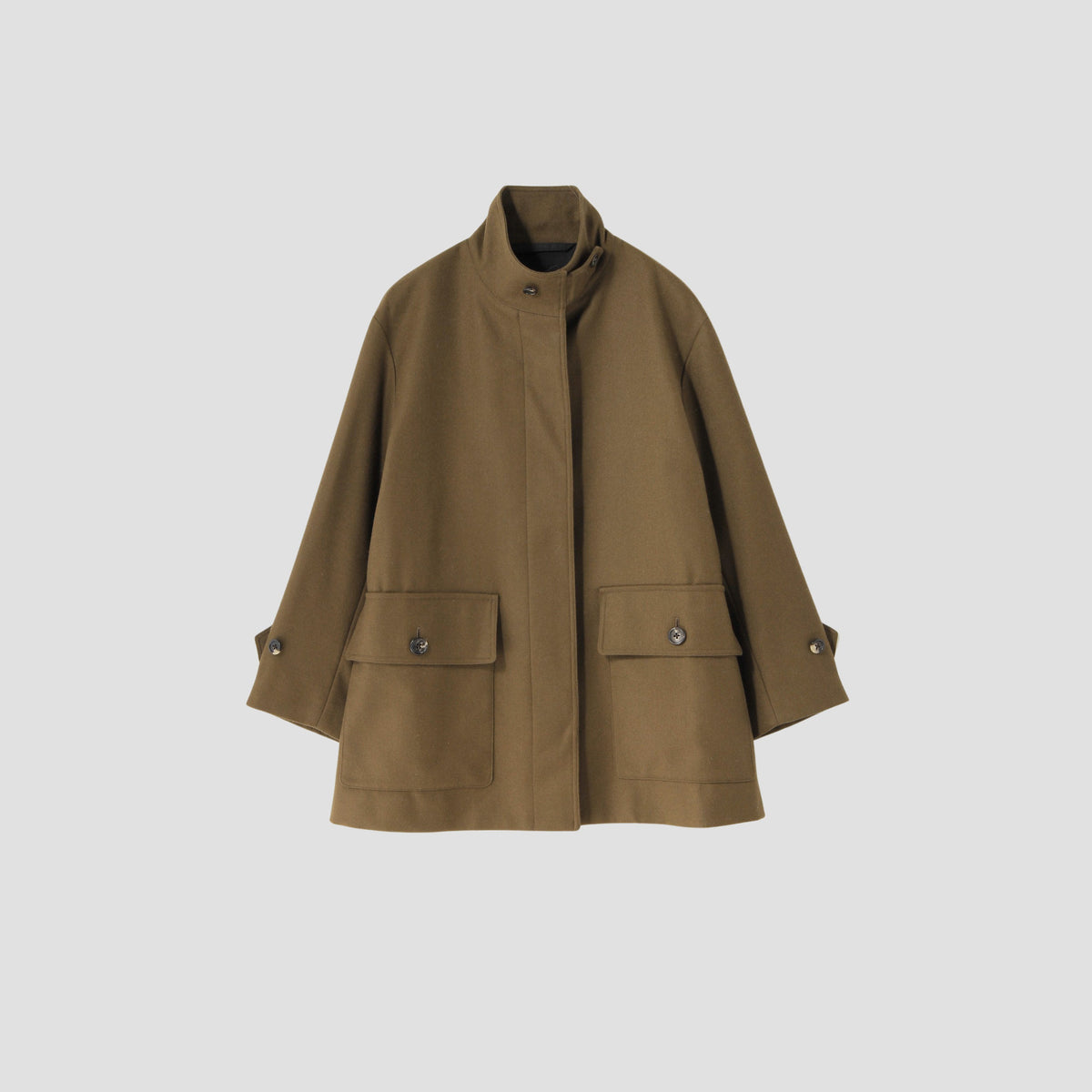 MILLED SERGE COAT
