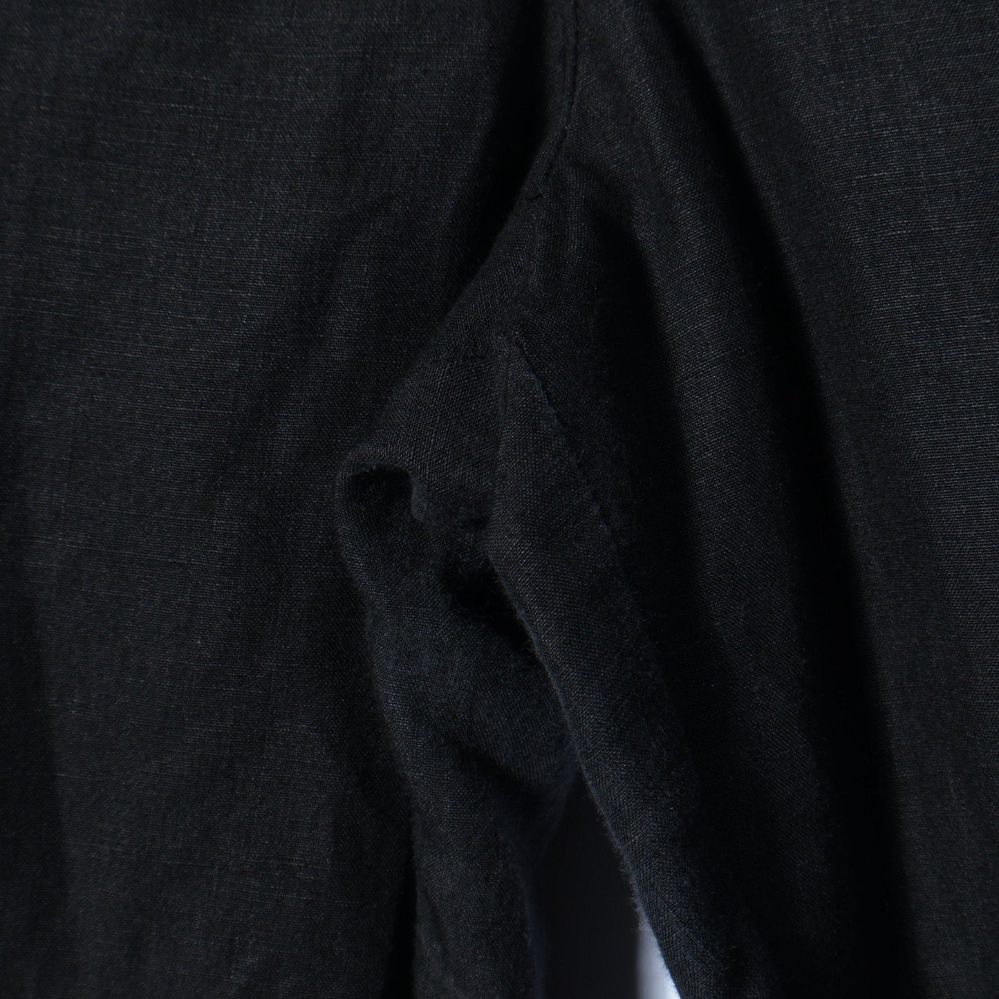 DENSE FINE LINEN POPLIN TROUSERS
