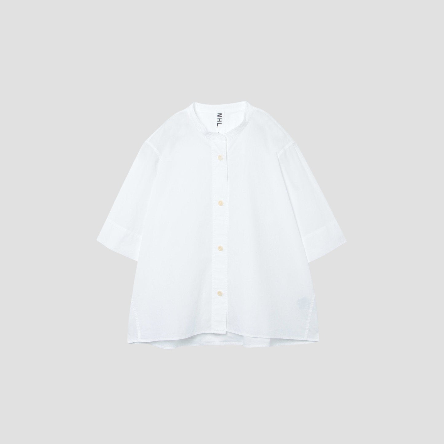 COTTON RAMIE POPLIN SHIRT