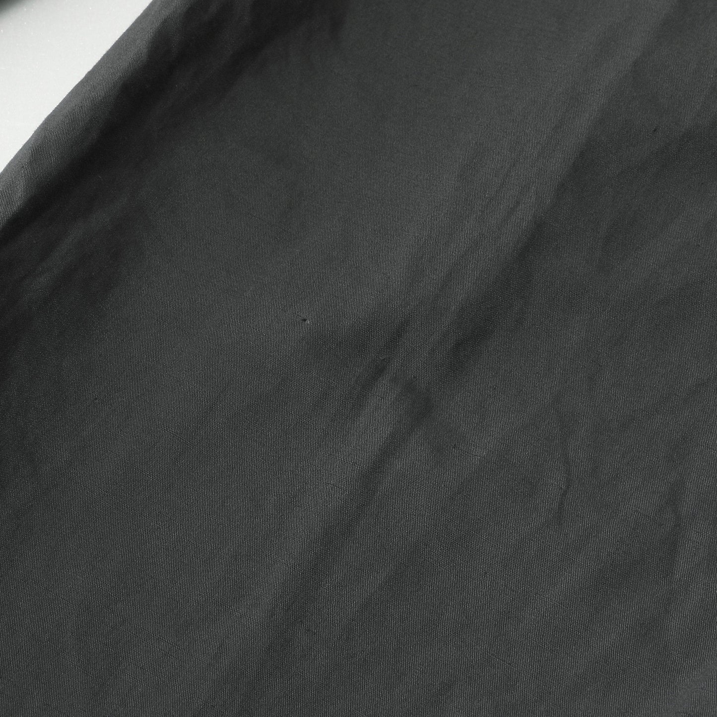 PLAIN WEAVE COTTON LINEN TROUSERS