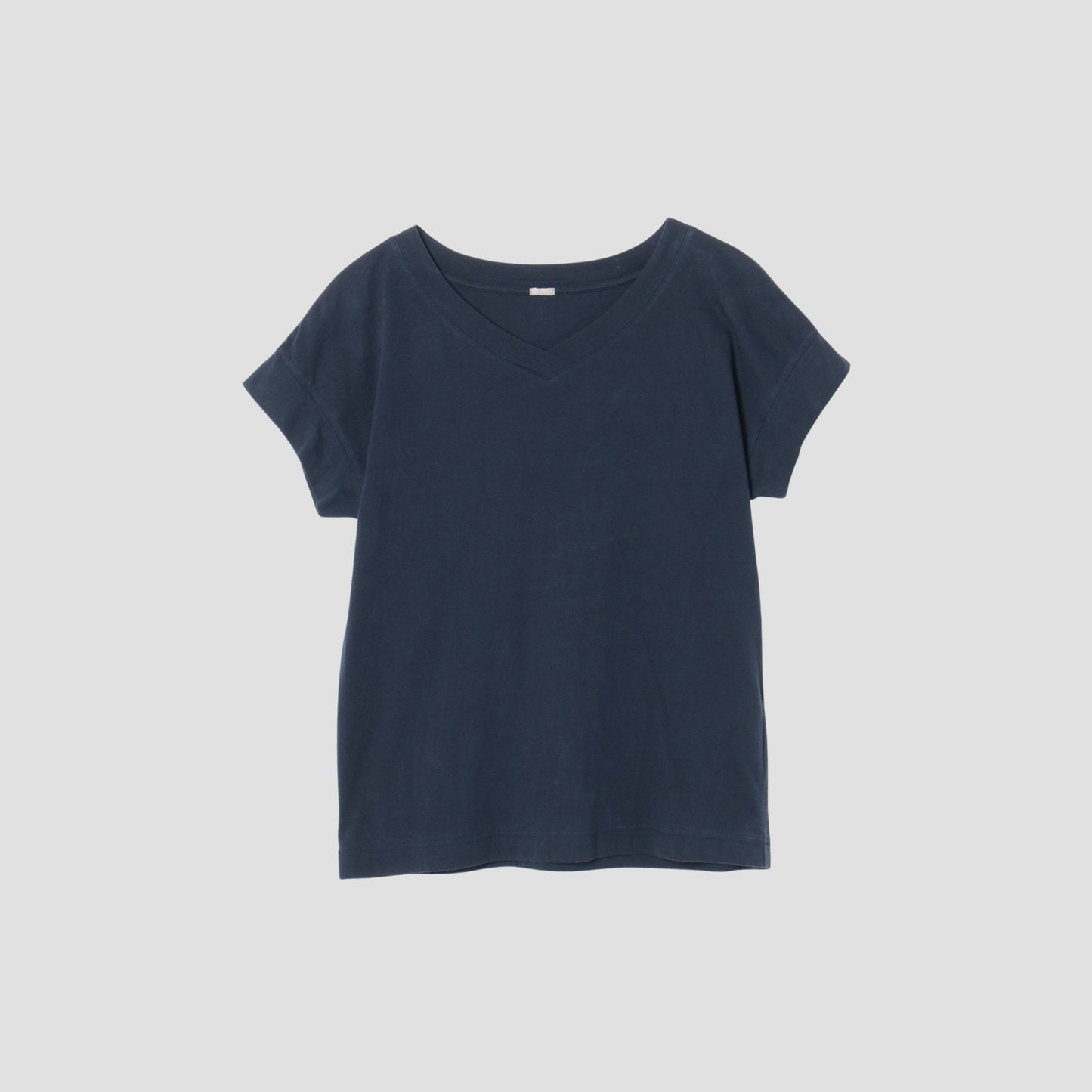 COTTON V NECK T JERSEY