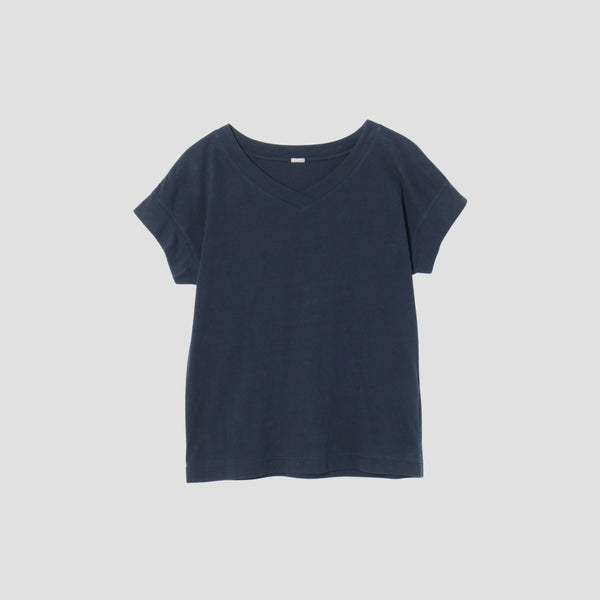 COTTON V NECK T JERSEY