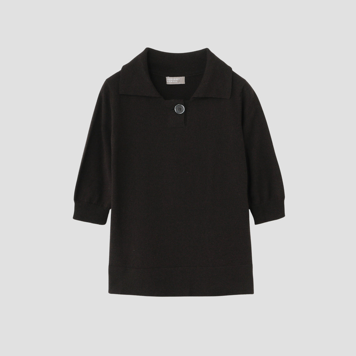 BIG BUTTON POLO KNIT