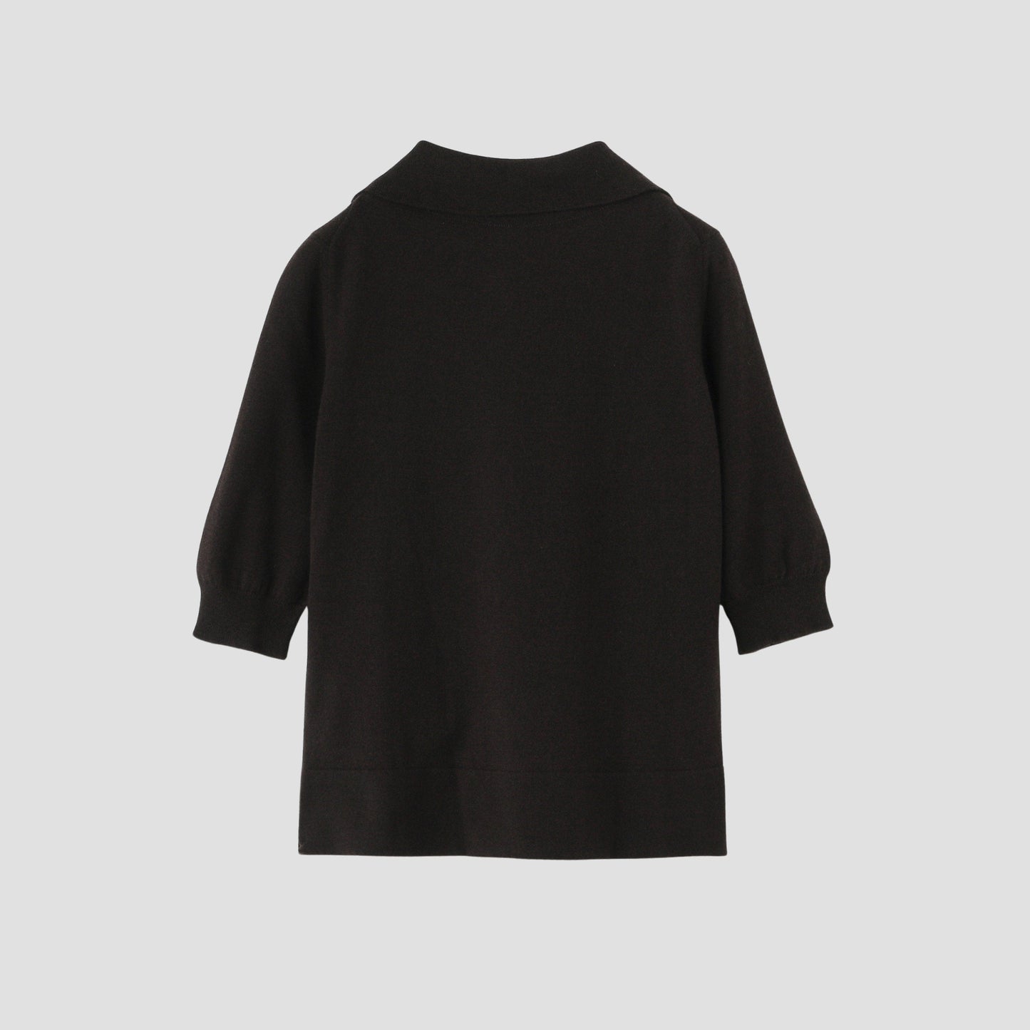 BIG BUTTON POLO KNIT