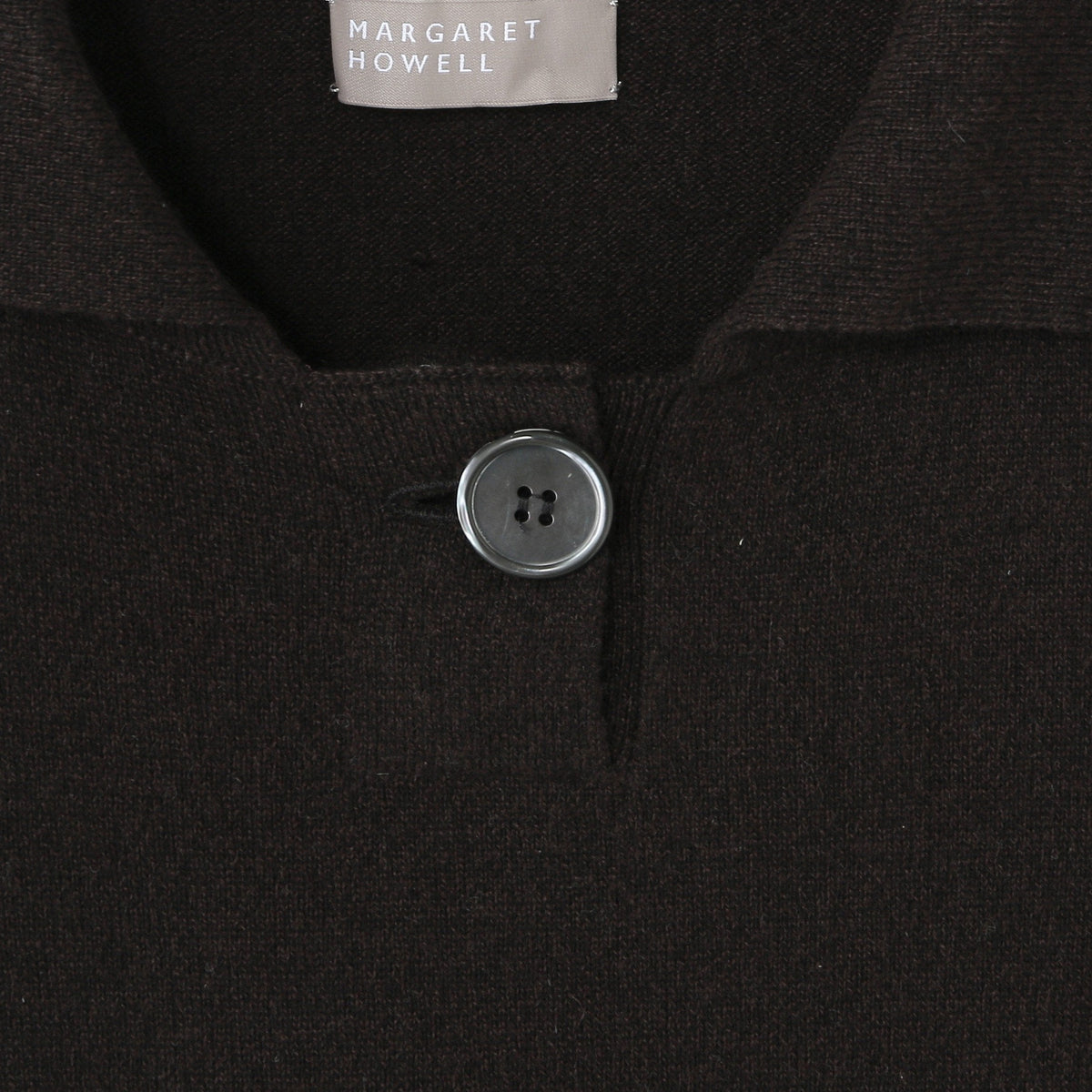 BIG BUTTON POLO KNIT