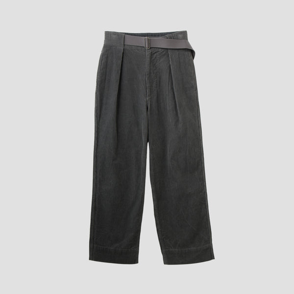 DRY COTTON NEEDLECORD TROUSERS