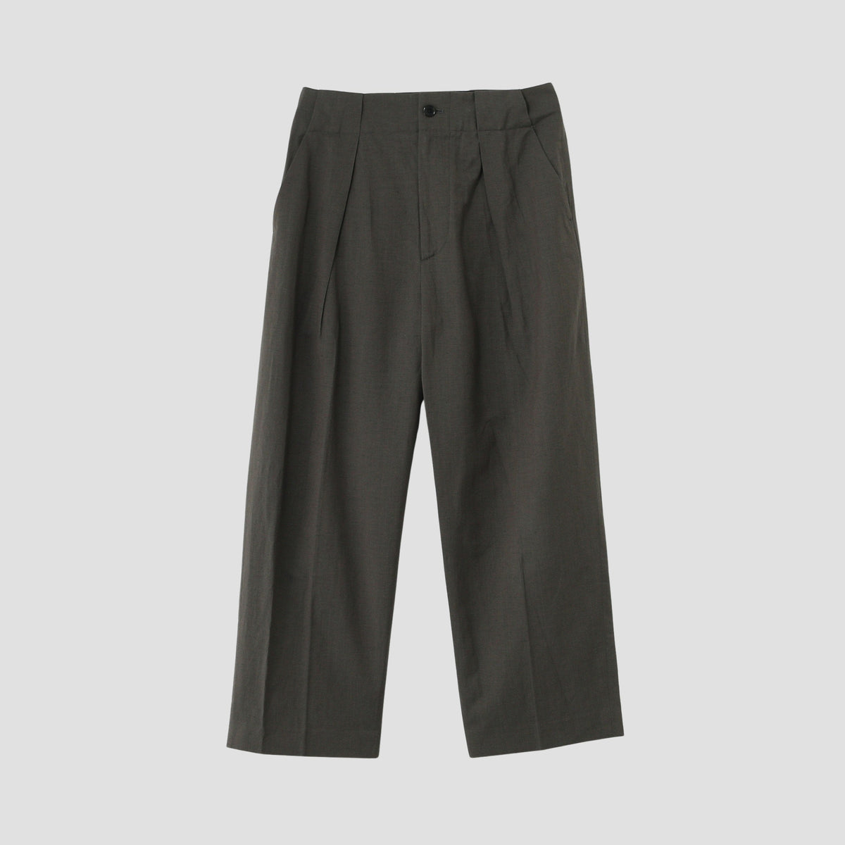 SOFT WOOL LINEN TROUSERS