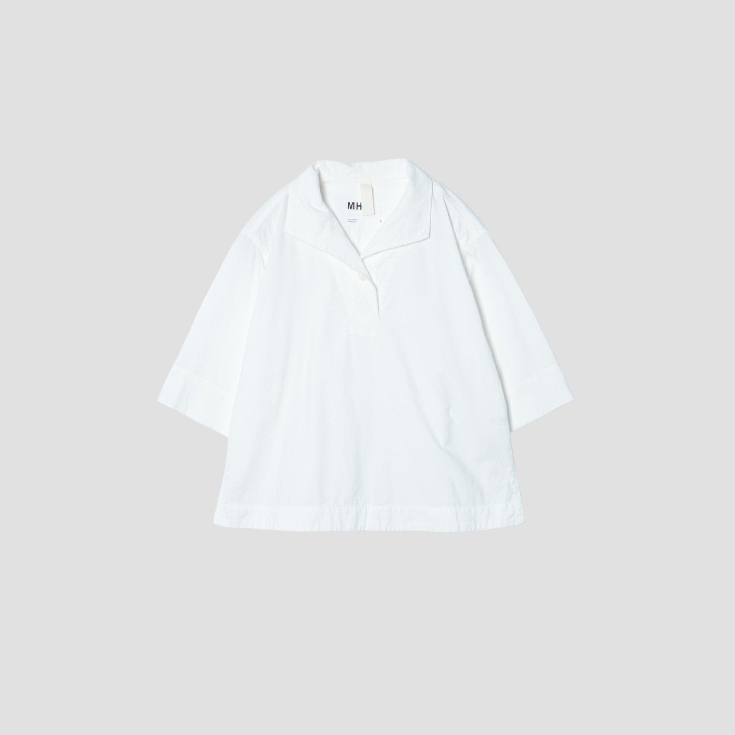 WORN COTTON PLAINWEAVE SHIRT