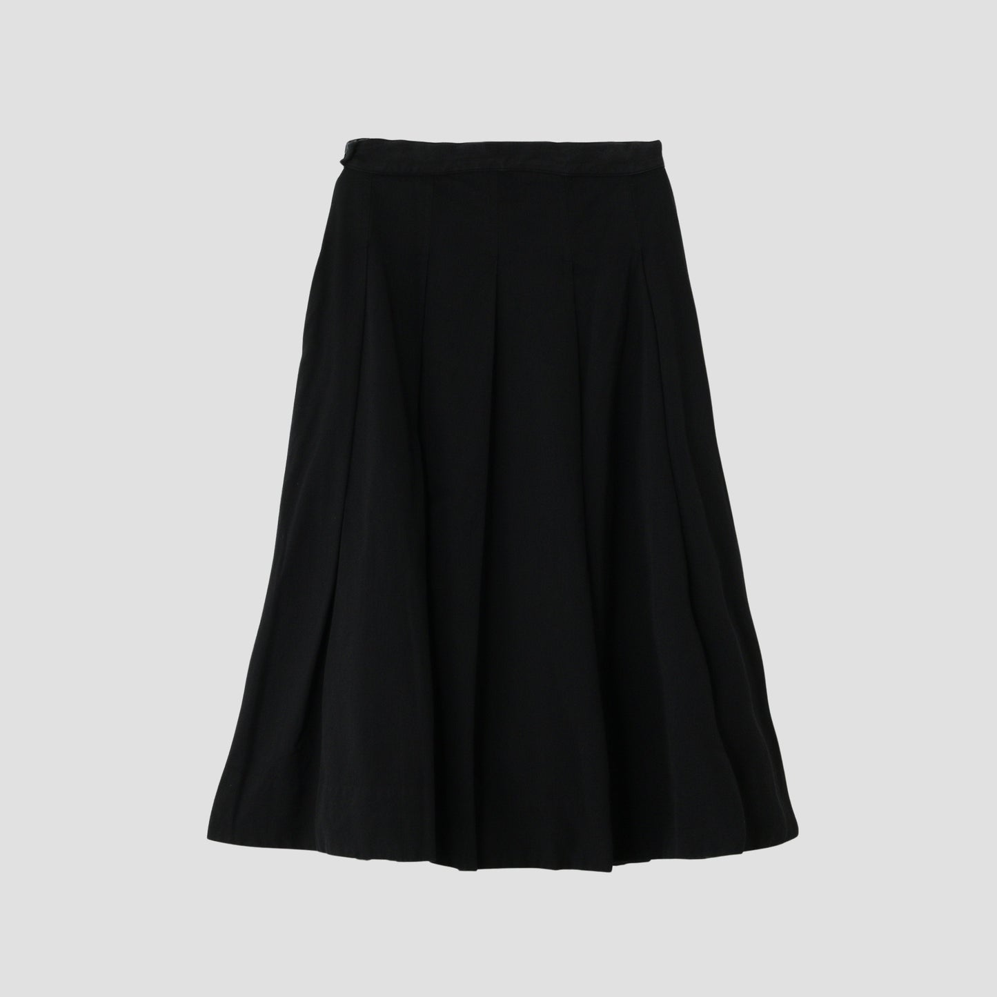 WOOL COTTON TWILL SKIRT