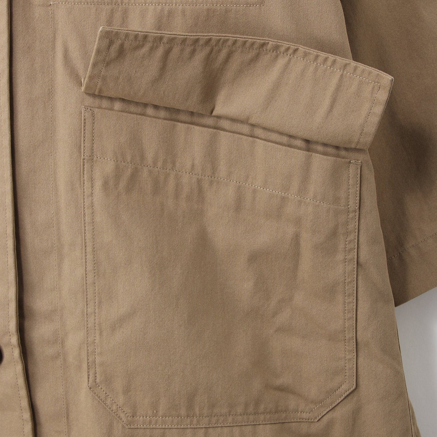 PROOFED COTTON NYLON TWILL COAT