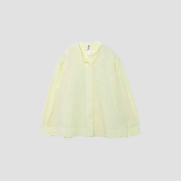 COTTON RAMIE POPLIN SHIRT