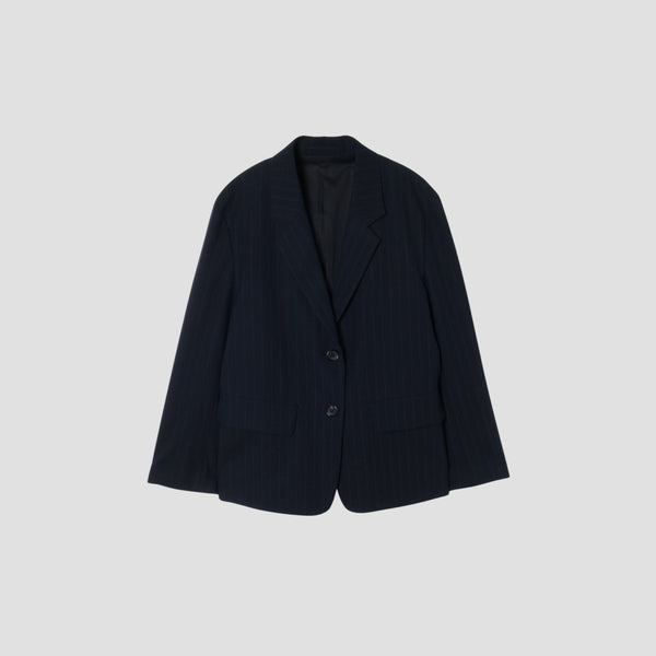 WOOL PINSTRIPE JACKET