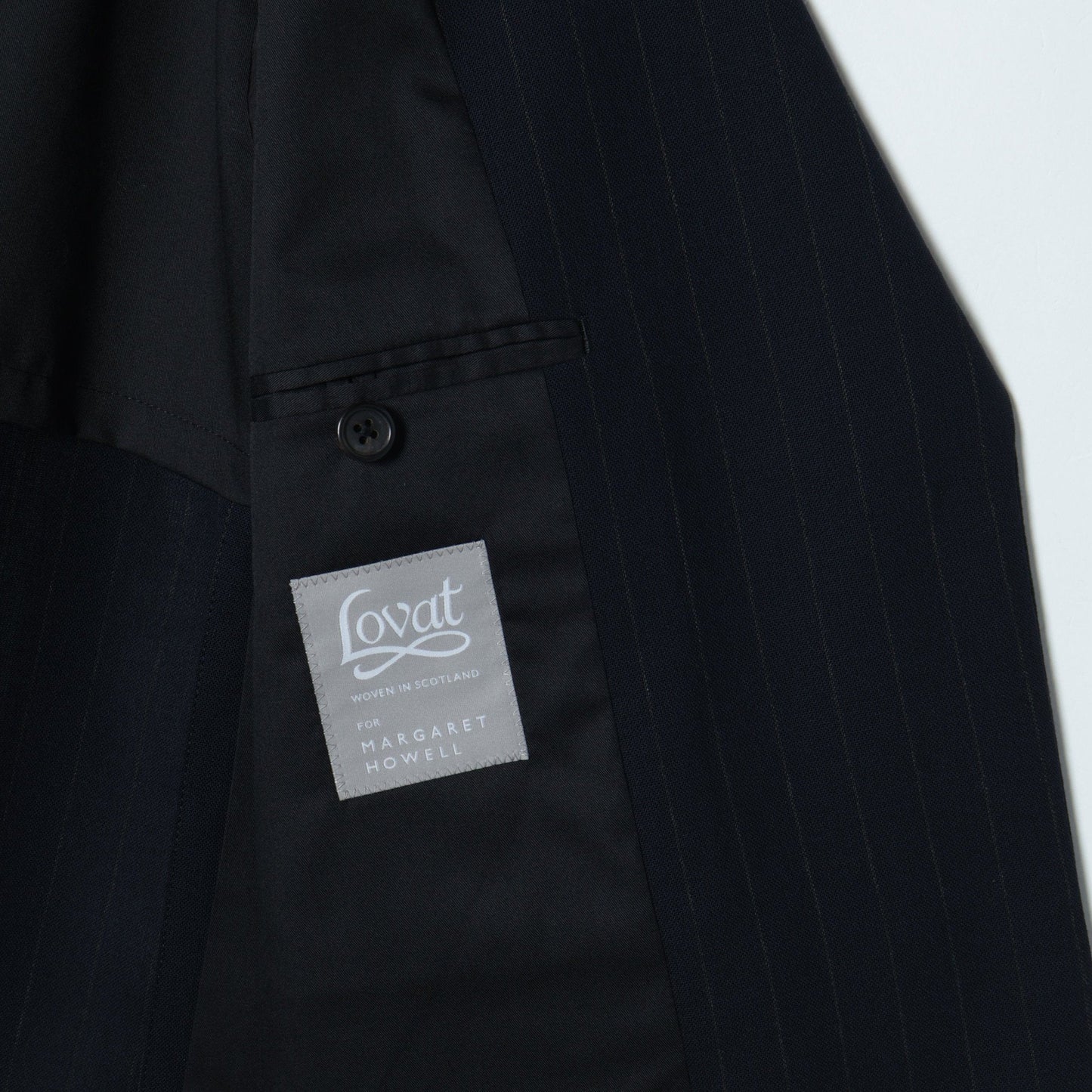 WOOL PINSTRIPE JACKET