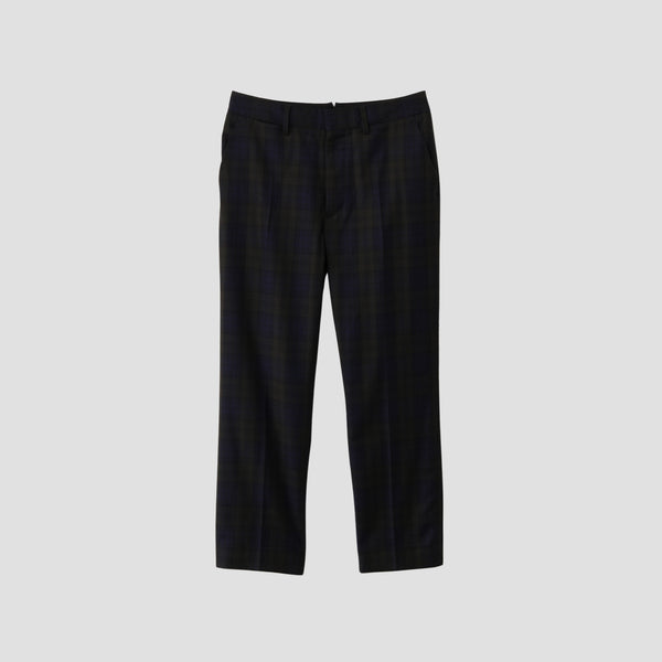 WOOL BLACKWATCH TROUSERS