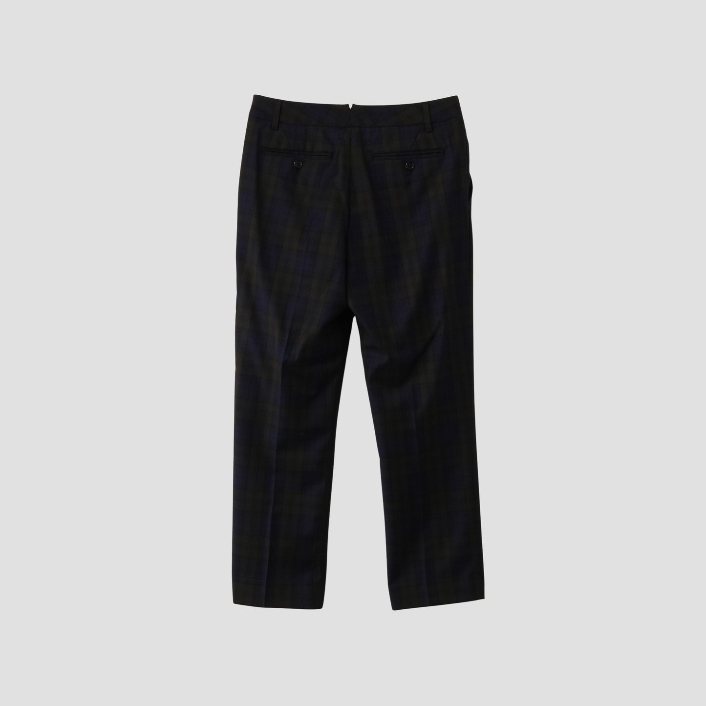 WOOL BLACKWATCH TROUSERS