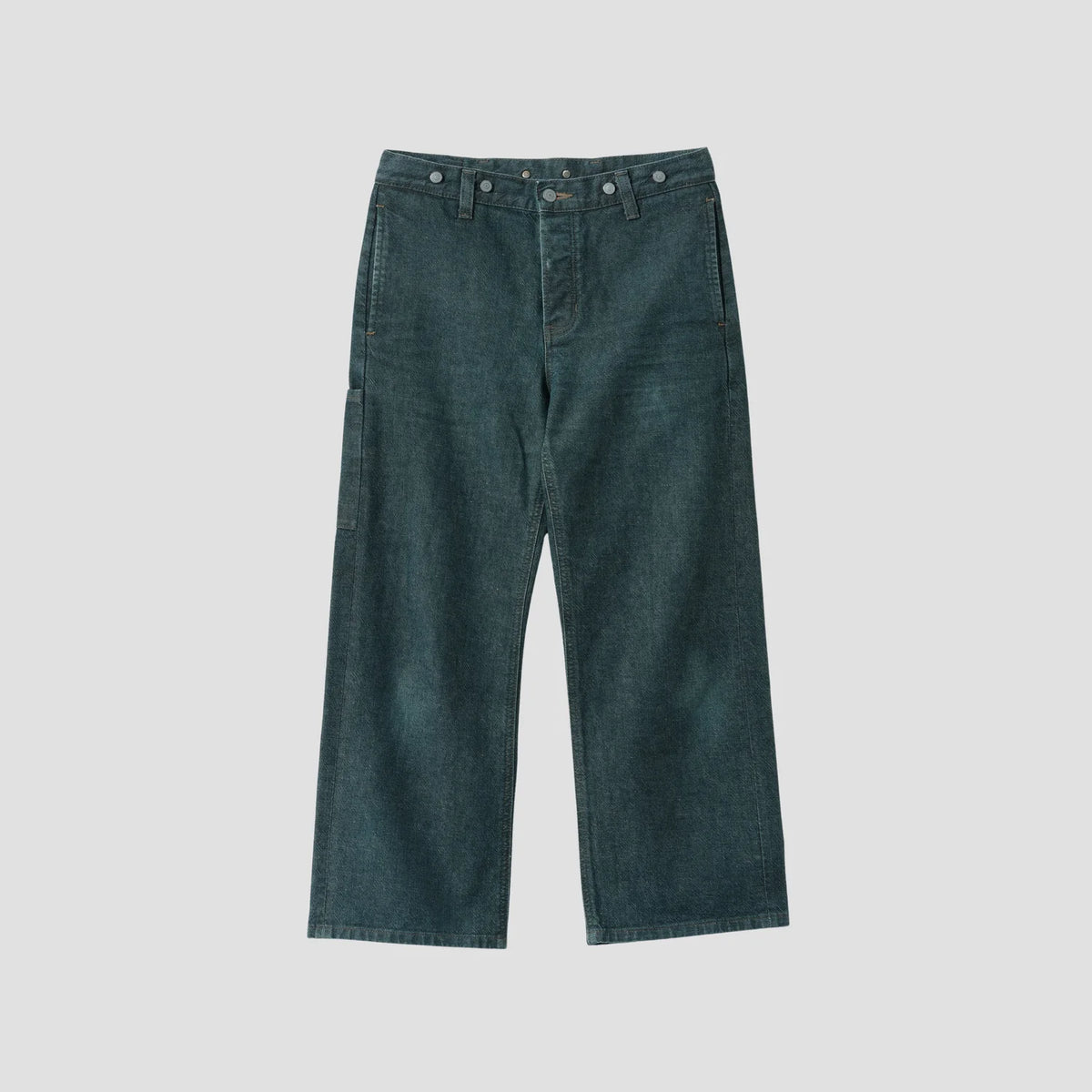 YELLOW CAST DENIM TROUSERS