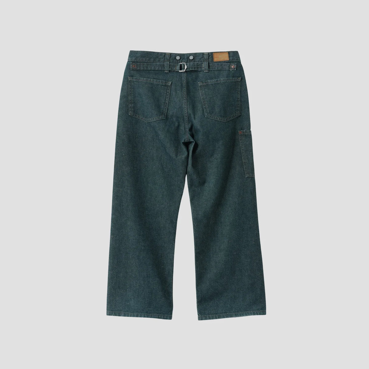 YELLOW CAST DENIM TROUSERS