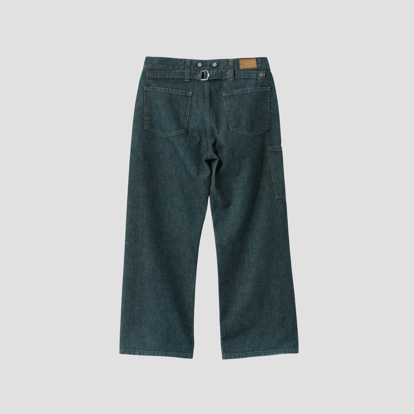 YELLOW CAST DENIM TROUSERS