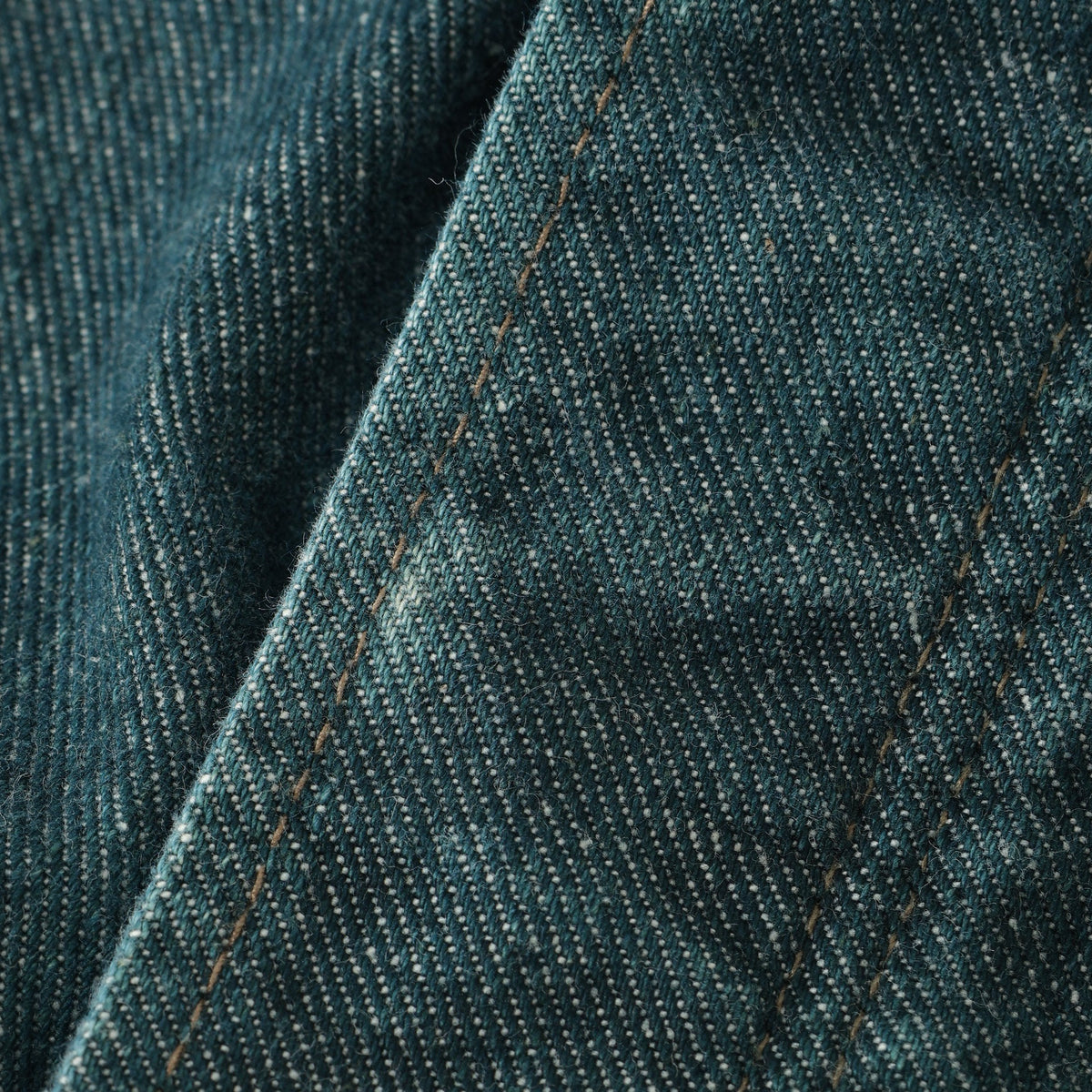 YELLOW CAST DENIM TROUSERS