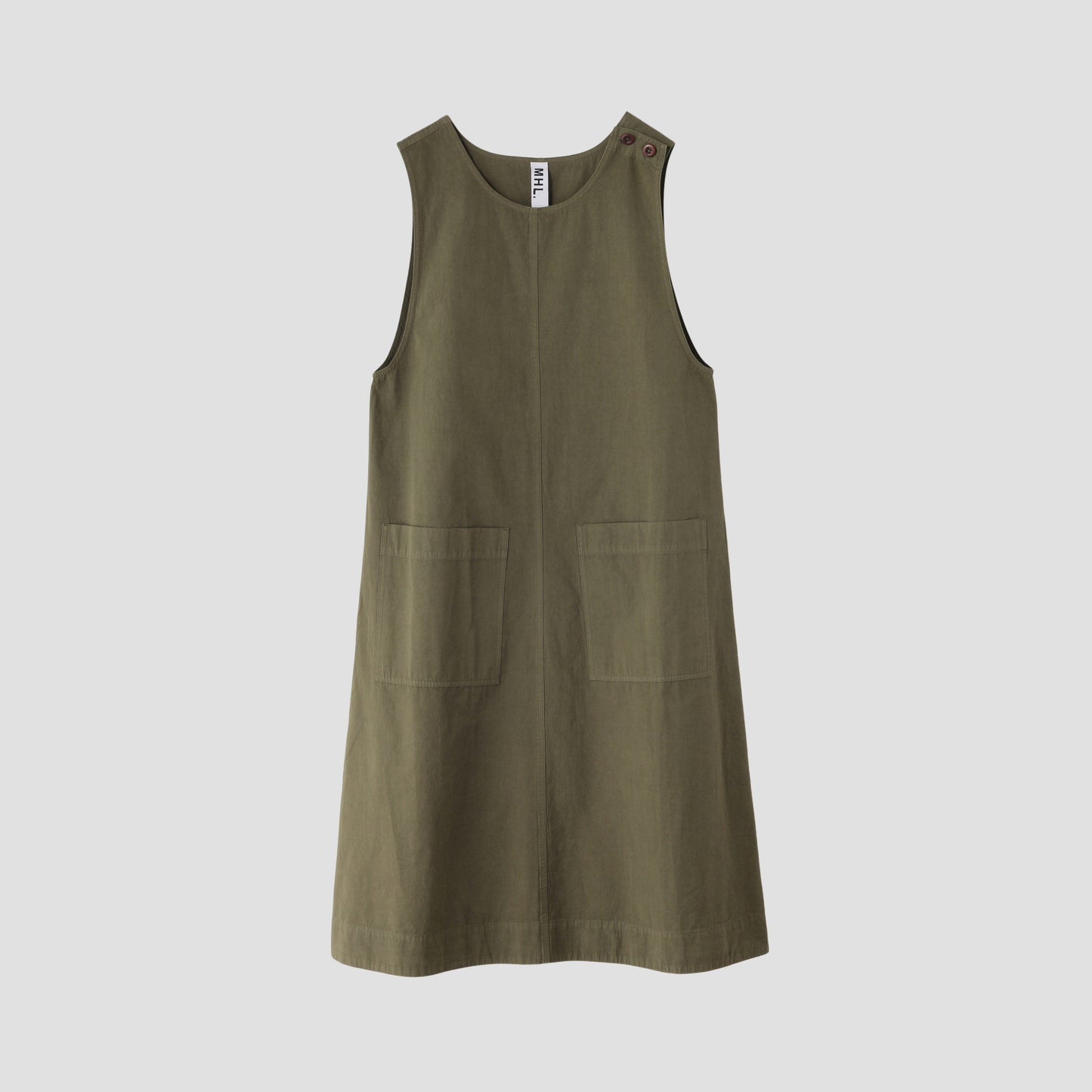 GARMENT DYE LIGHTWEIGHT PLAINWEAVE DRESS