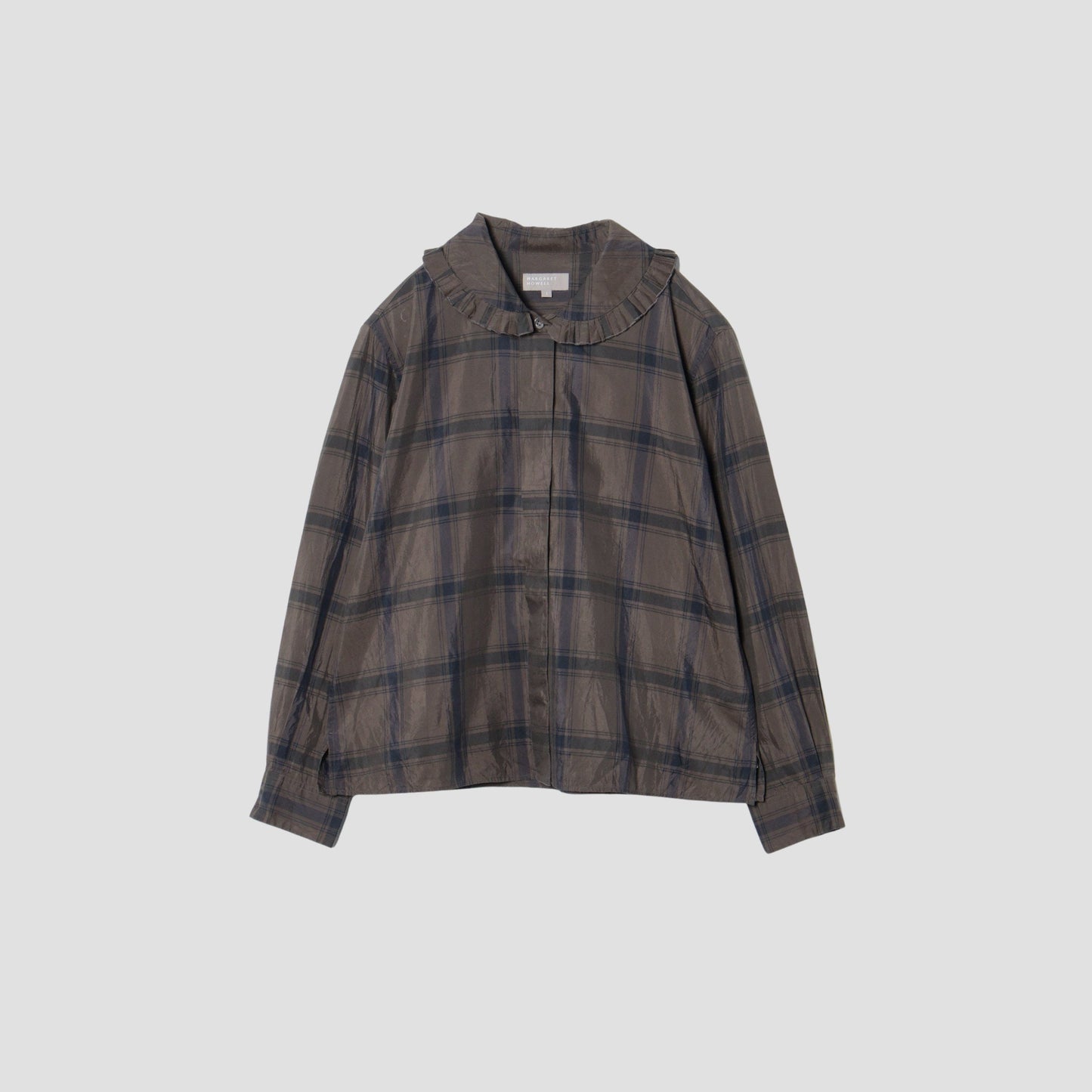COTTON SILK CHECK SHIRT