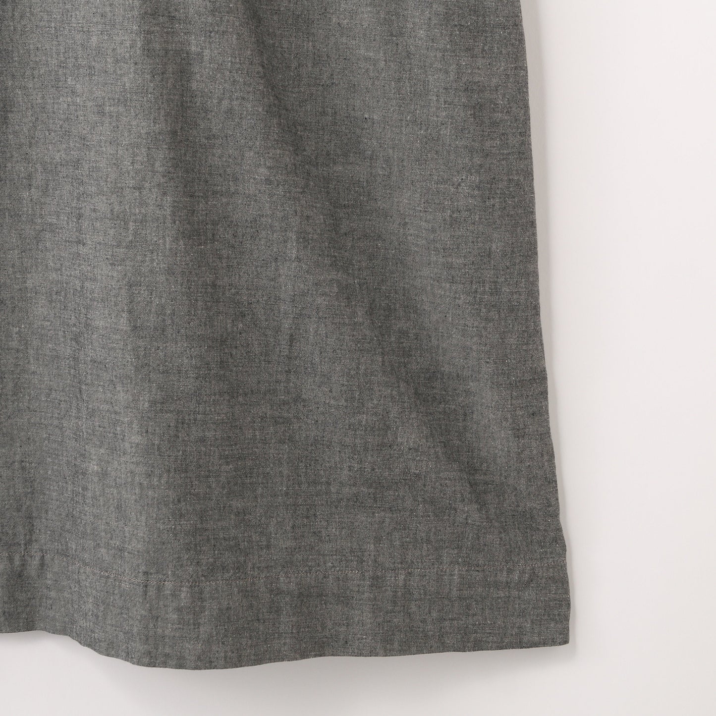 FADED COTTON SHIRTING DRESS