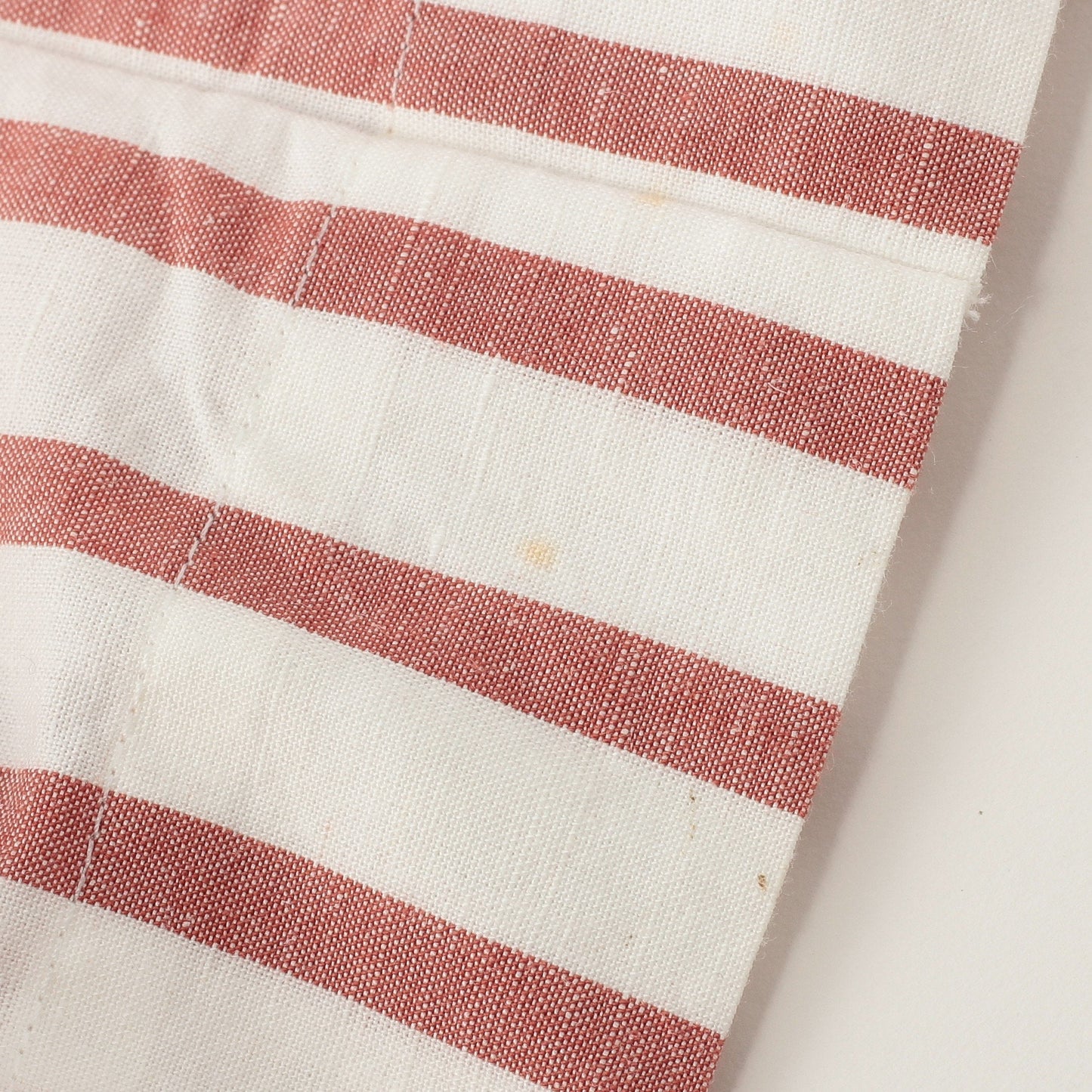 BOLD STRIPE COTTON LINEN SKIRT