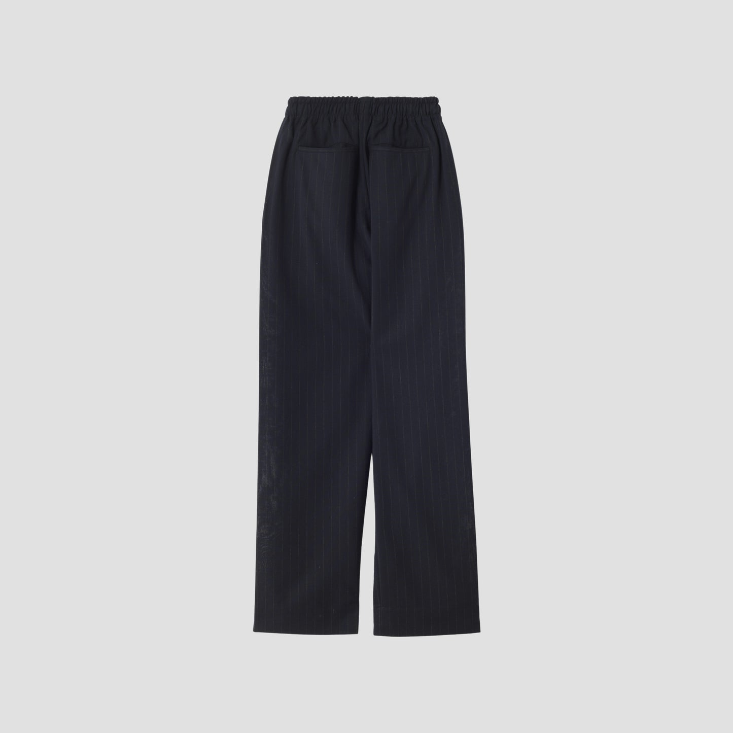 WOOL PINSTRIPE TROUSERS