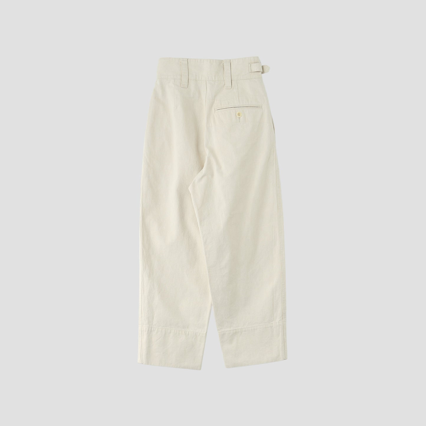 NATURAL DENIM TROUSERS