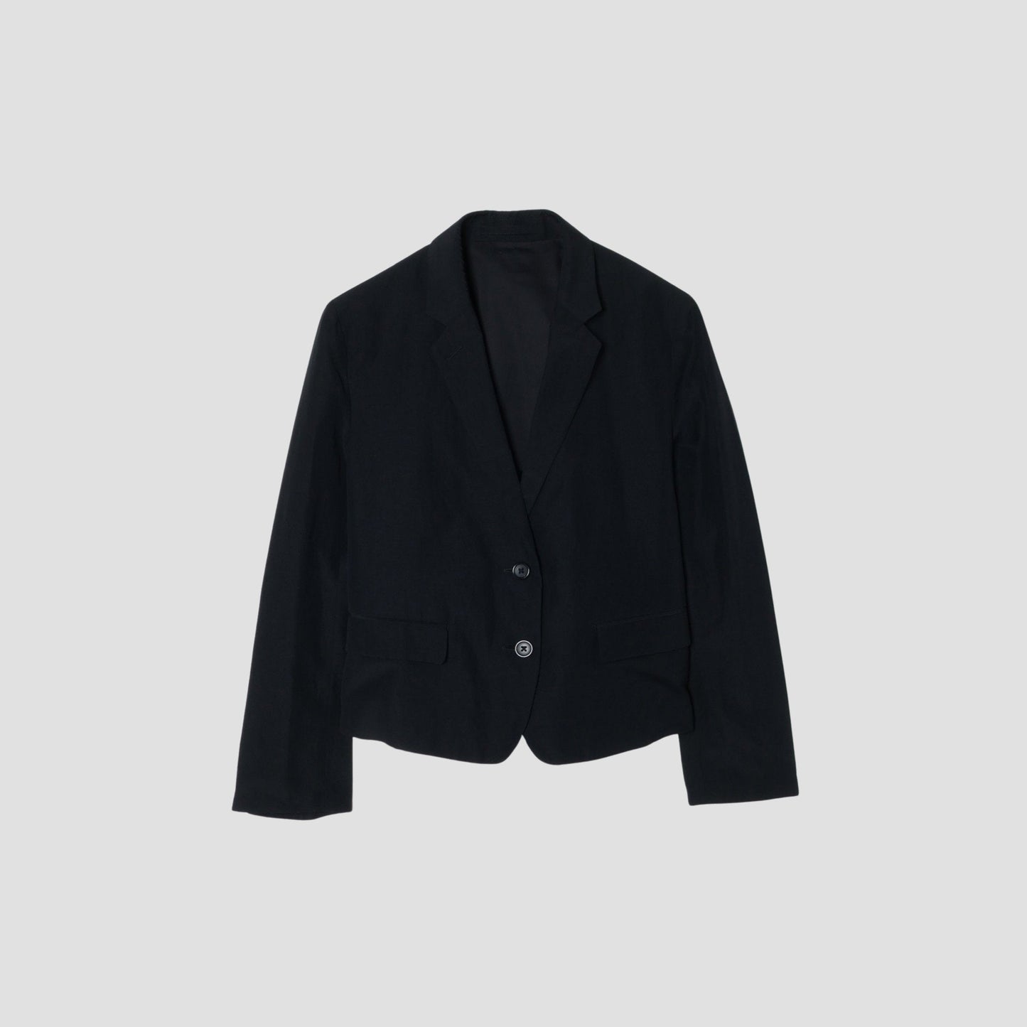 WOOL LINEN POPLIN JACKET