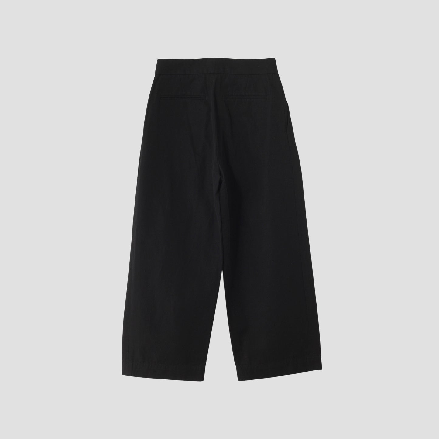 COTTON LINEN TWILL TROUSERS