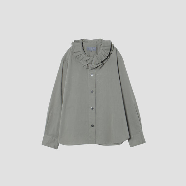 WASHED COTTON POPLIN SHIRT