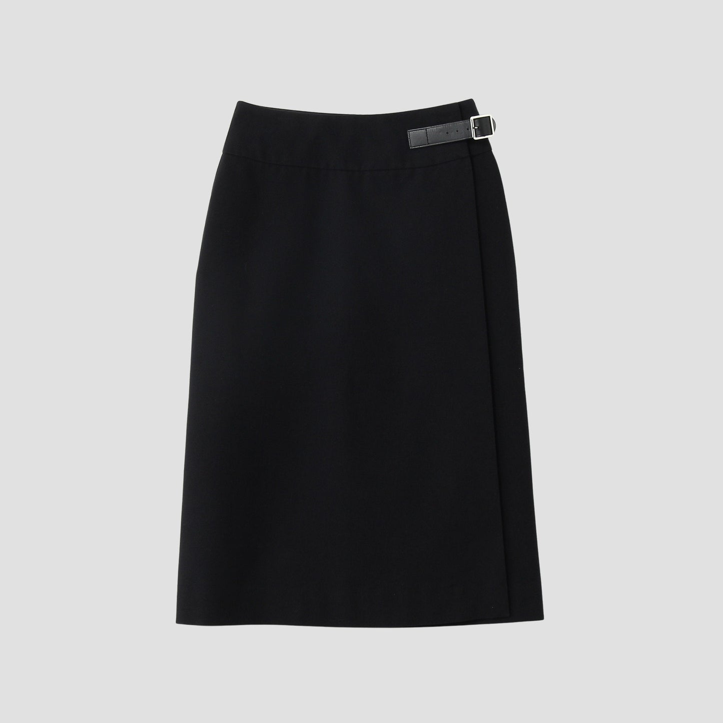 BRUSHED COTTON WOOL SKIRT