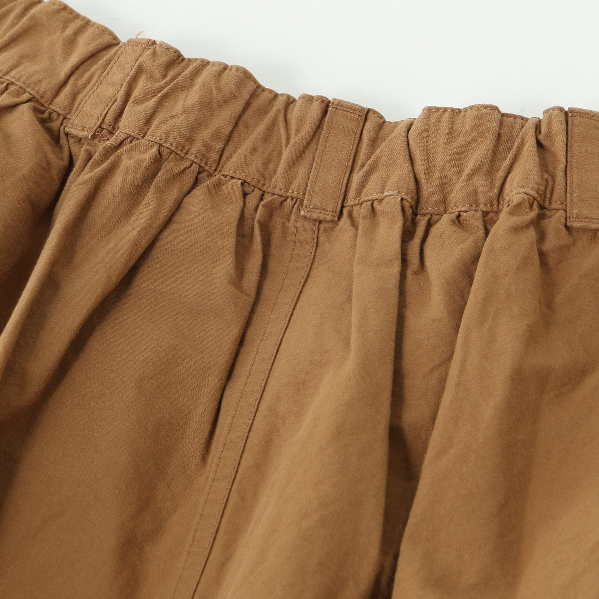 WASHED COTTON POPLIN SKIRT