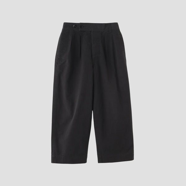 COTTON PLAIN WEAVE TROUSERS