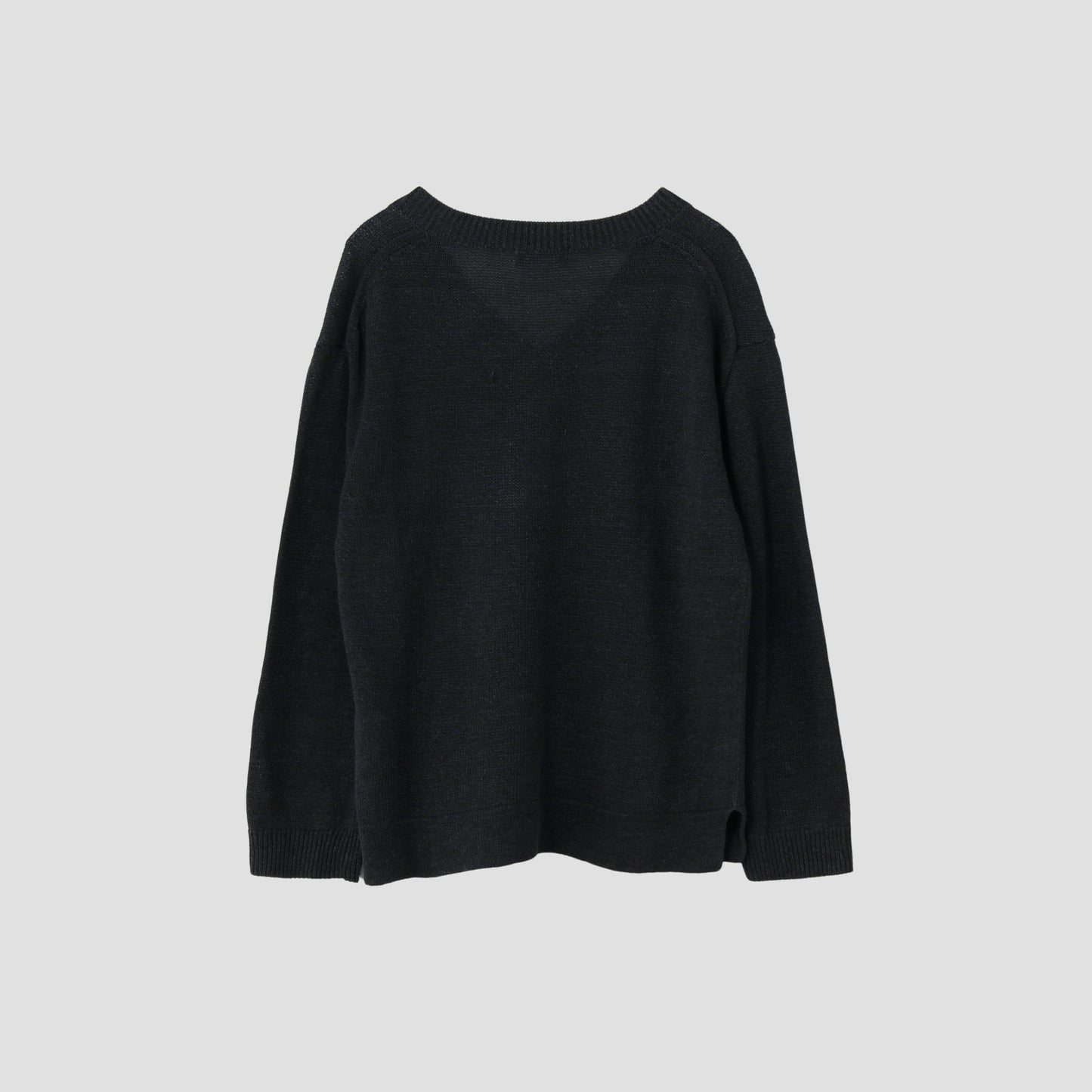 RELAXED V NECK JUMPER KNIT