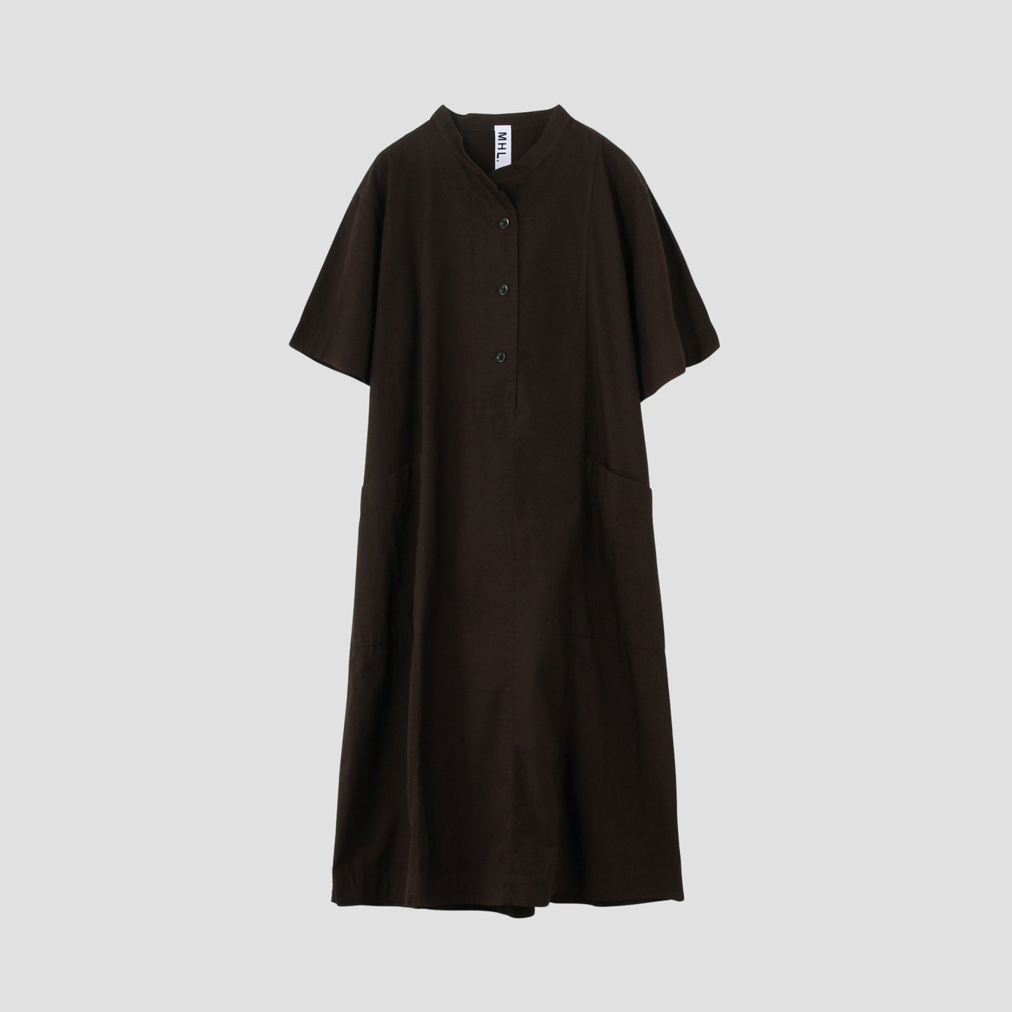 GARMENT DYE BASIC POPLIN DRESS