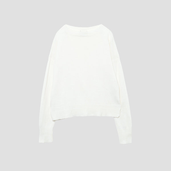 BOAT NECK GUERNSEY KNIT